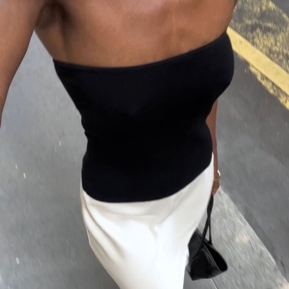 NWT- COS Sparkly Textured Bandeau Top - Picture 16 of 16